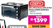 Defy 30L Mini Oven With 2 Hot Plates MOH 2330 BL 837103