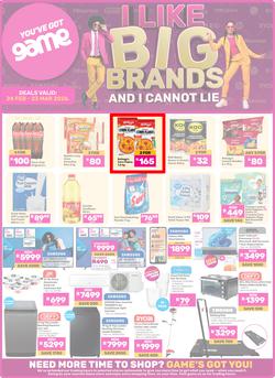 Game : I Like Big Brands And I Cannot Lie (24 February - 23 March 2026), page 1