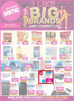 Game : I Like Big Brands And I Cannot Lie (24 February - 23 March 2026), page 1