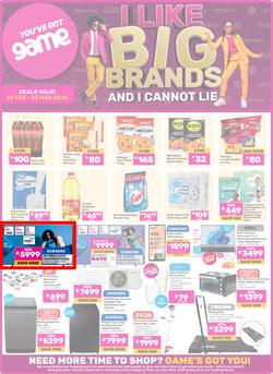 Game : I Like Big Brands And I Cannot Lie (24 February - 23 March 2026), page 1