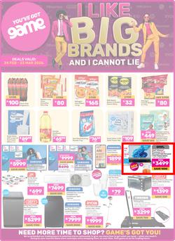 Game : I Like Big Brands And I Cannot Lie (24 February - 23 March 2026), page 1