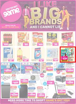 Game : I Like Big Brands And I Cannot Lie (24 February - 23 March 2026), page 1