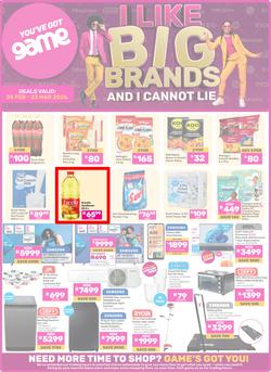 Game : I Like Big Brands And I Cannot Lie (24 February - 23 March 2026), page 1