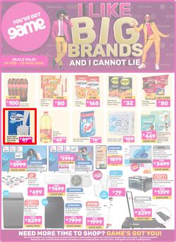 Game : I Like Big Brands And I Cannot Lie (24 February - 23 March 2026), page 1