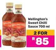 Wellington's Sweet Chilli Sauce-For 2 x 700ml