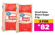 Great Value Brown Sugar-For 2 x 2Kg