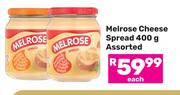 Melrose Cheese Spread Assorted-400g