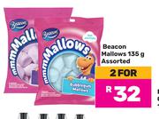 Beacon Mallows Assorted-For 2 x 135g