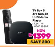 Xiaomi TV Box S 3rd Gen 4K UHD Media Player 850028807