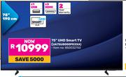 Samsung 75" UHD Smart TV UA75U8000FKXXA 850032750