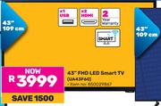 Samsung 43" FHD LED Smart TV UA43F60 850029867