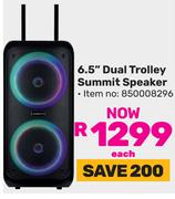 Volkano 6.5" Dual Trolley Summit Speaker 850008296