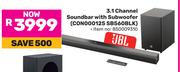 JBL 3.1 Channel Soundbar With Subwoofer CON000125 SB560BLK 850009310