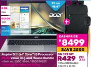 Acer Aspire 3 Intel Core i5 Processor Plus Value Bag & Mouse Bundle 850011864/850034523