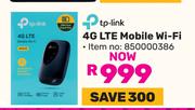 TP-Link 4G LTE Mobile WiFi 850000386