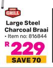 Expert Grill Large Steel Charcoal Braai 