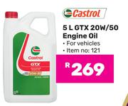 Castrol 5Ltr GTX 20W/50 Engine Oil