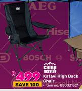 Camp Master Katavi High Back Chair