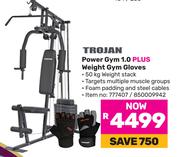 Trojan Power Gym 1.0 Plus Weight Gym Gloves