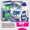 Omo Auto Washing Powder 2Kg Or 1.5Ltr Liquid Or Caps 16s Pack-Each