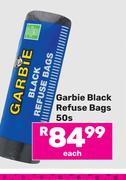 Garbie Black Refuse Bags-50s Pack