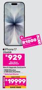 Apple iPhone 17 256GB Smartphone-On 3GB Red Core