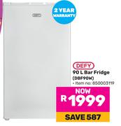 Defy 90L Bar Fridge DBF90W 850003119
