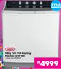 Defy 18Kg Twin Tub Washing Machine DTT180