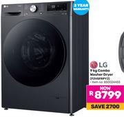 LG 9Kg Washer Dryer Combo F2V5FRPYJ