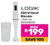 Logik 350W Hand Blender 850028254