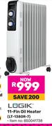 Logik 11 Fin Oil Heater LT-138OR-7 850041738
