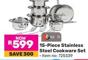 Tissolli 15 Piece Stainless Steel Cookware Set 725339