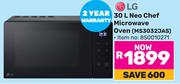 LG 30L Neo Chef Microwave Oven MS3032JAS 850010271