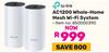 TP Link AC1200 Whole Home Mesh WiFi System 850000390