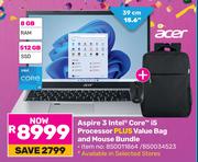 Acer Aspire 3 Intel Core i5 Processor Plus Value Bag & Mouse Bundle 850011864/850034523