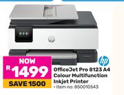 HP Officejet Pro 8123 A4 Colour Multifunction Inkjet Printer 850010543