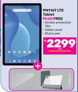 ONN PM116T LTE Tablet Plus Free Screen Protection Film, Tablet Cover, Stylus Pen
