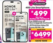 2 x Honor 400 Lite Smartphone-On Red Flexi 170 + Red Flexi 90