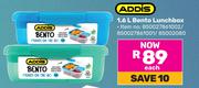 Addis 1.6L Bento Lunchbox-Each