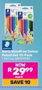 Staedtler Noris Woodfree Colour Pencil Set 12 Pack-Each