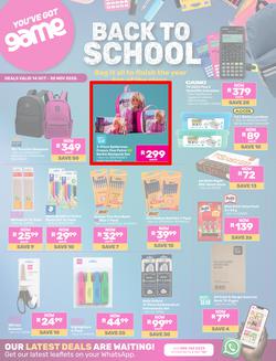 Game : Back To School (14 October - 30 November 2025), page 1