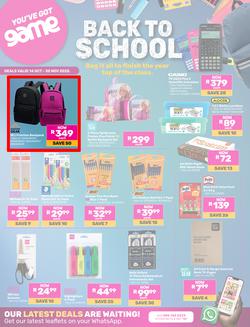 Game : Back To School (14 October - 30 November 2025), page 1