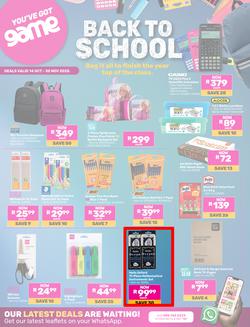 Game : Back To School (14 October - 30 November 2025), page 1
