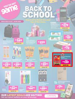 Game : Back To School (14 October - 30 November 2025), page 1