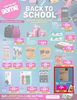 Game : Back To School (14 October - 30 November 2025), page 1