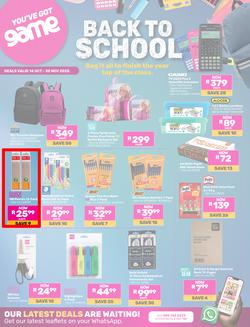 Game : Back To School (14 October - 30 November 2025), page 1