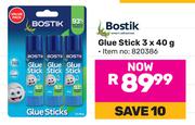 Bostik Glue Stick-3 x 40g 
