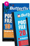 Butterfly 10 Page A4 Pocket File Display Book