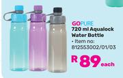 Go Pure 720ml Aqualock Water Bottle-Each