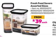 Mainstays Fresh Food Savers Assorted Sizes-Each